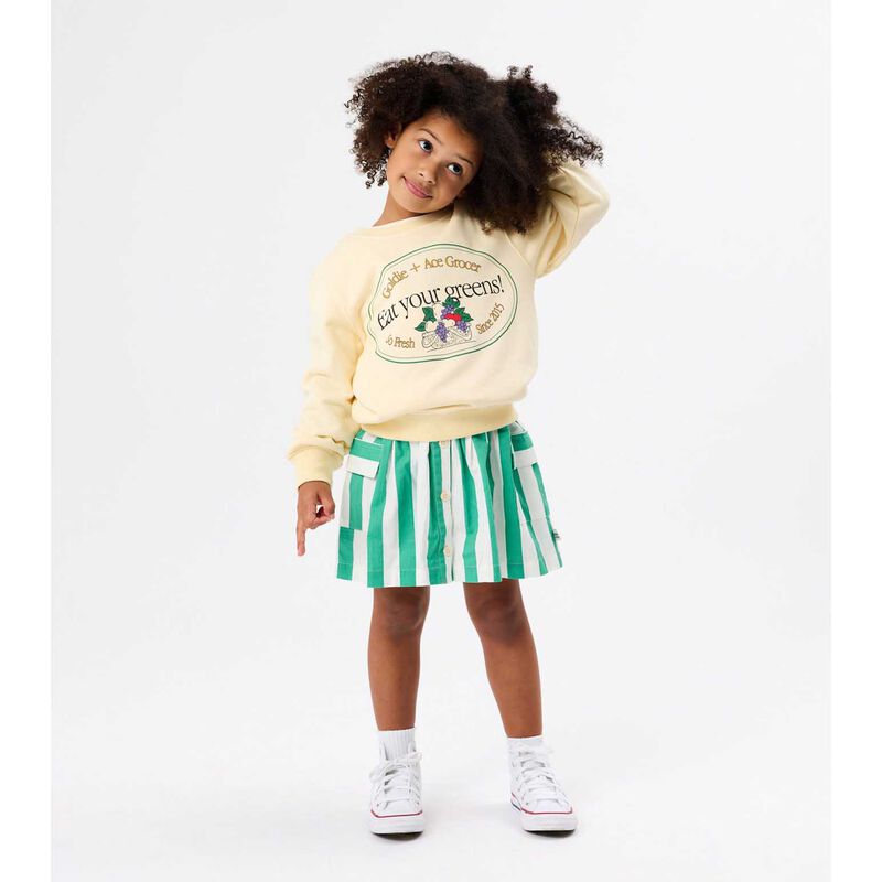 Goldie + Ace Happy Stripe Pocket Skirt 3-5Y image number 1